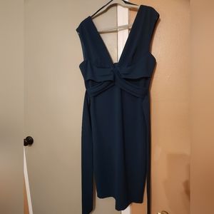 Teal Anthropologie Dress